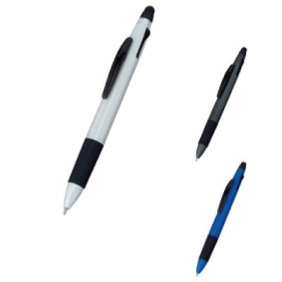 画像1: 3色ボールペン+タッチペン