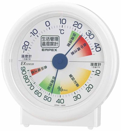 画像1: 生活管理温・湿度計