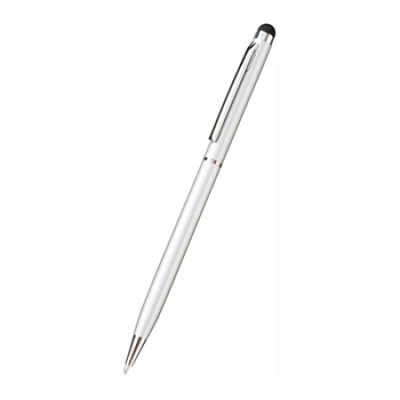 画像1: タッチペン付メタルスリムペン