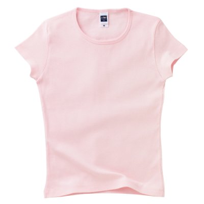 画像1: リブクルーネックTシャツ　【13色 　S,M,L３サイズ】