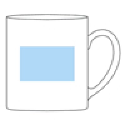 画像5: フルカラー転写対応陶器マグカップ(320ml)(シルバー)