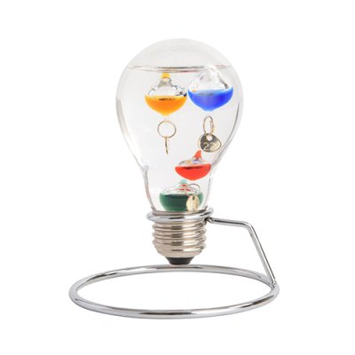 画像2: ガラスフロート温度計　ガリレオ温度計　電球　閃き