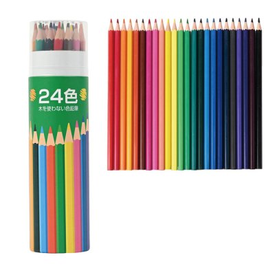 ＜木を使わない＞色鉛筆24色セット