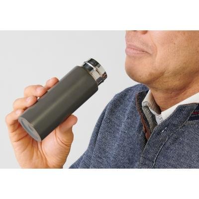 真空ステンレスサーマルポケットボトル１２０ｍｌ（グレー）