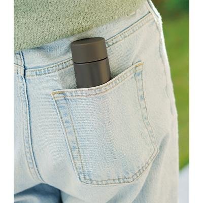 真空ステンレスサーマルポケットボトル１２０ｍｌ（グレー）