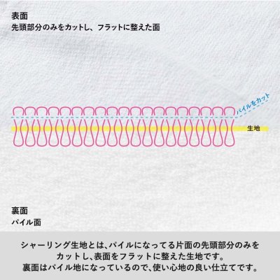 プリントしやすいコットンシャーリングネックタオル　ホワイト