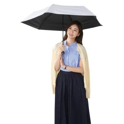 ９９％遮蔽遮光全天候折りたたみ傘（ホワイト）