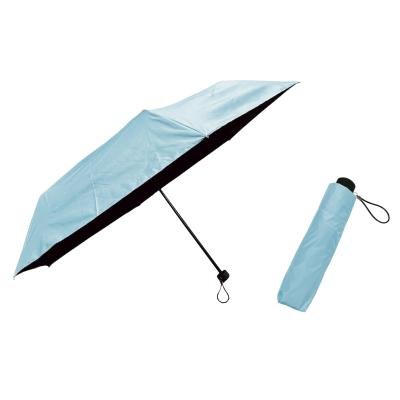 ９９％遮蔽遮光全天候折りたたみ傘（シーブルー）