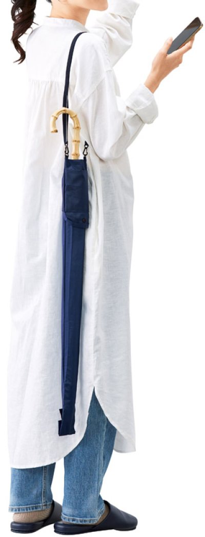 差し込むだけで広がる 長傘ポーチ