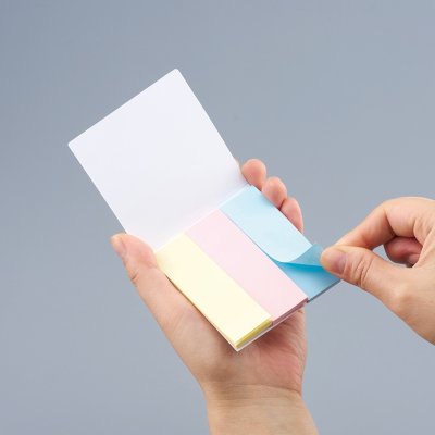 【プリント必須商品】カスタムデザイン付箋　(S)(3点)