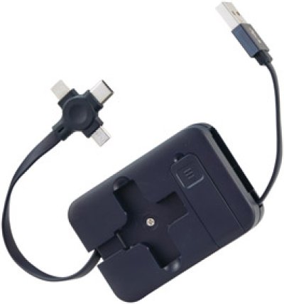 スマホスタンド付　３in１ＵＳＢケーブル