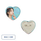 缶バッジ　ハート型