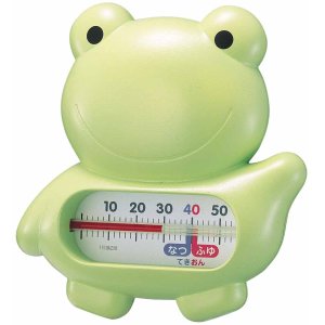 画像: うきうきトリオ(浮型湯温計) カエル