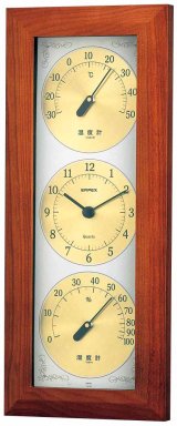 画像: ウェザータイム温度・時計・湿度計