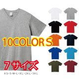 画像: 5.6オンス ヘビーウェイトVネックTシャツ　【10色 　サイズXS〜3XＬ】