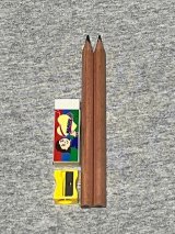 画像: さんかく鉛筆⁺鉛筆削り+オリジナル消しゴムセット