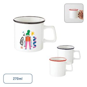 画像: 陶器マグストレート　ラウンドリップ