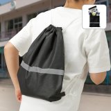 画像: 防災緊急10点セット　リュックタイプ　ブラック