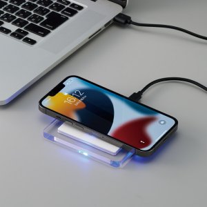 画像: クリアワイヤレス充電器 スクエア　5W