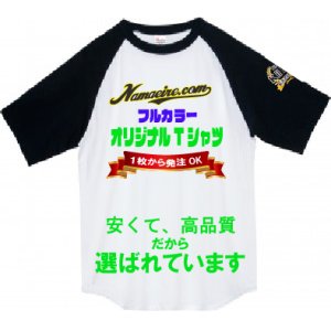 画像: 5.6オンス ヘビーウェイトラグランTシャツ 　【8色 　サイズXS〜3XＬ】