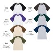 画像3: 5.6オンス ラグランスリーブ Tシャツ 【7色・4サイズからお選びください】