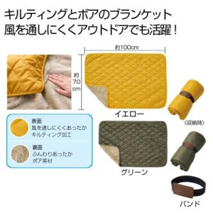画像: キルティングラージブランケット　１枚