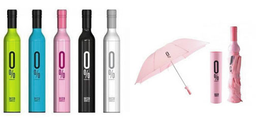 画像: ワインボトル折りたたみ傘！リピート多発！