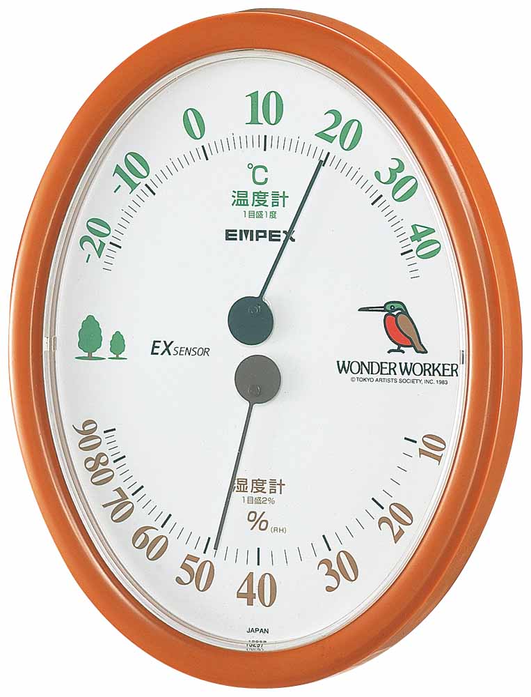 画像1: ワンダーワーカー温・湿度計