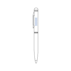 画像3: タッチペン付メタルスクリューペン