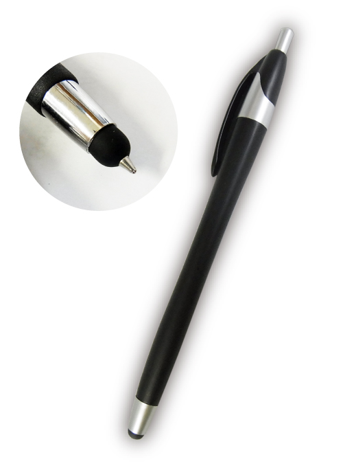 画像1: ペン先タッチペン付ボールペン