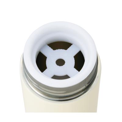 ストッパー付き真空ステンレスボトル２３０ｍｌ（オフホワイト）