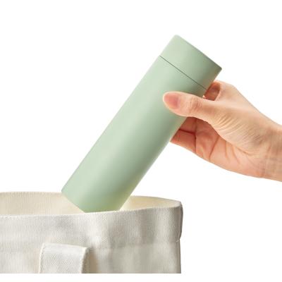 ストッパー付き真空ステンレスボトル２３０ｍｌ（グリーン）