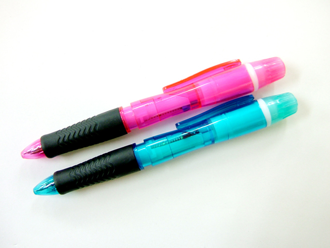 ２色ボールペン＋シャーペン＋蛍光ペン | 名前入れどっとこむ